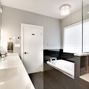 custom modern home in campbell river