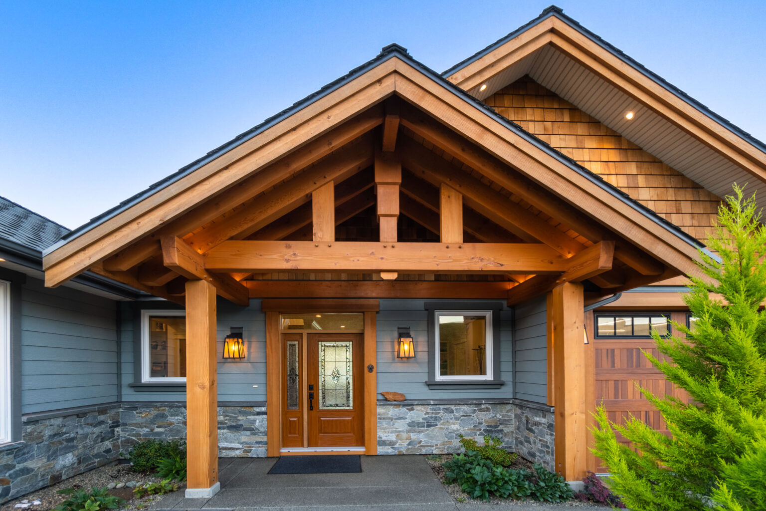 Custom built home on Vancouver Island